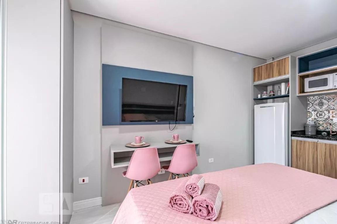 11-Studio Decorado Lindo! Otimo Para Casal!!! Curitiba Dış mekan fotoğraf
