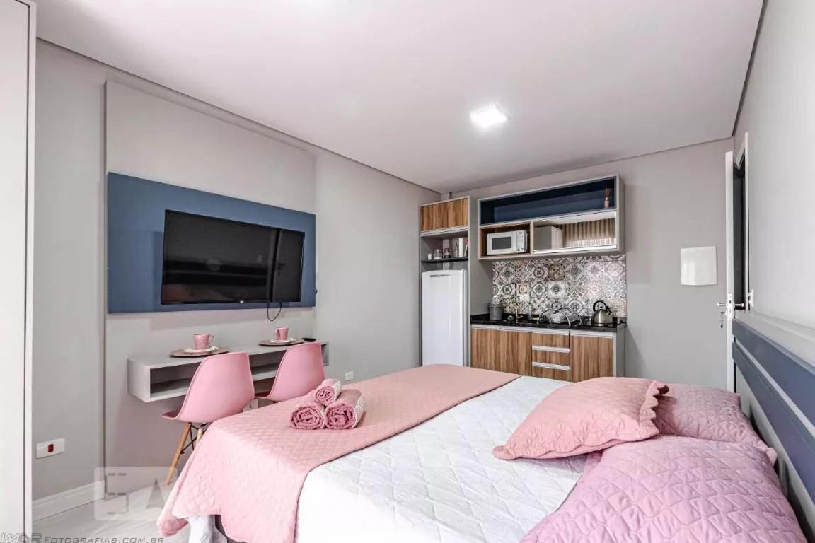 11-Studio Decorado Lindo! Otimo Para Casal!!! Curitiba Dış mekan fotoğraf